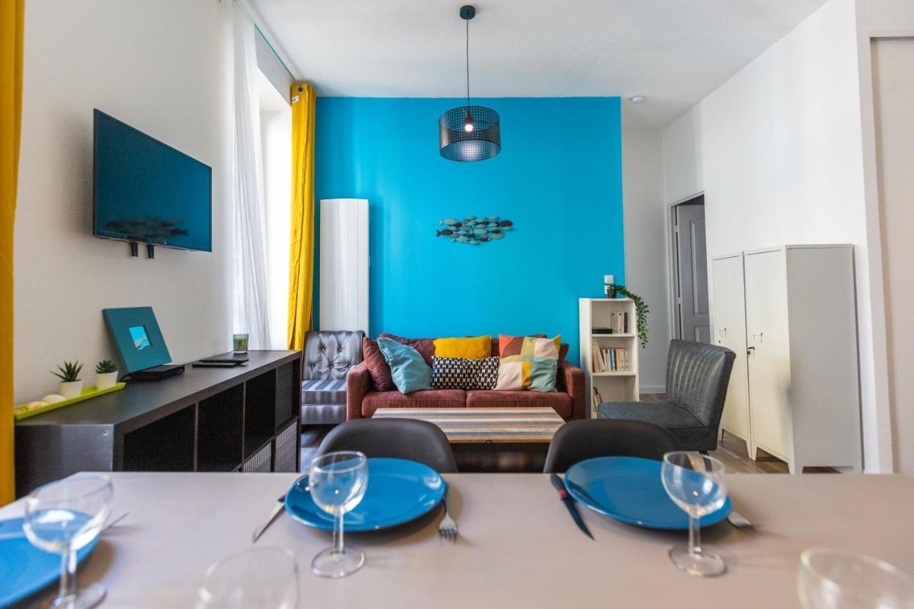 Appartement Bleu Caraibes T4 Proche Gare Et Vieux Port Marsilya Dış mekan fotoğraf